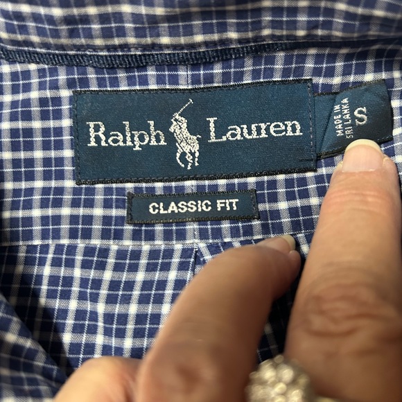 Ralph Lauren men’s small,‎ classic fit button-down long sleeve shirt - Picture 6 of 7